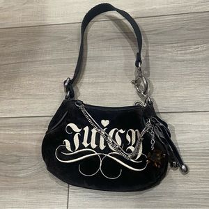 2000s vintage velour Juicy Couture mini purse